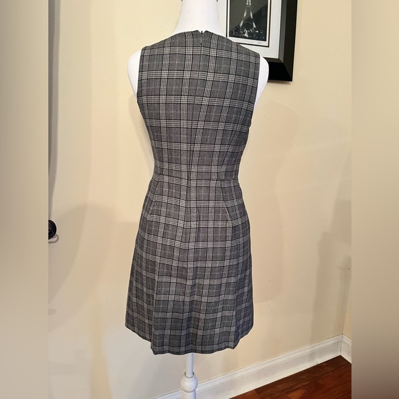 Banana Republic Gray Plaid Sheath Dress - Picture 5 of 5